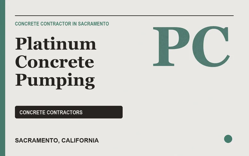Platinum Concrete Pumping in Sacramento, California
