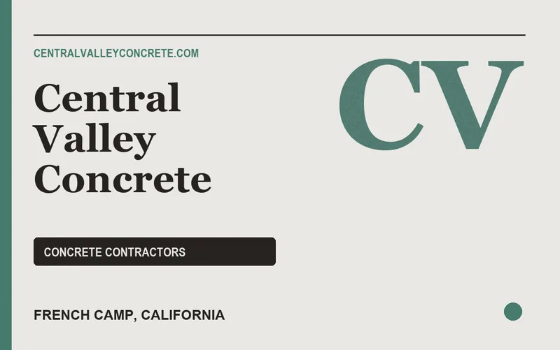 Central Valley Concrete in French Camp, California