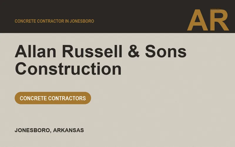 Allan Russell & Sons Construction in Jonesboro, Arkansas