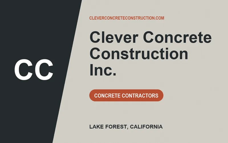 Clever Concrete Construction Inc. in Lake Forest, California