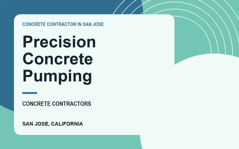 Precision Concrete Pumping in San Jose, California