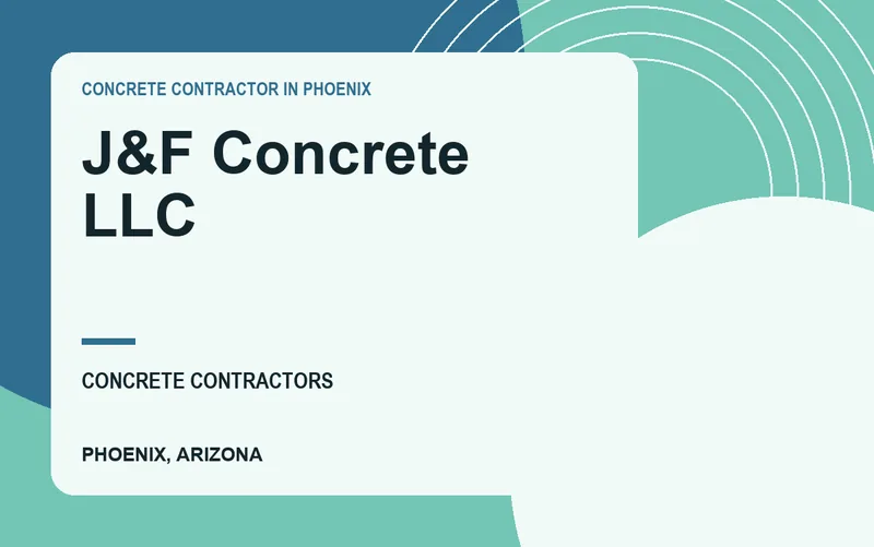 J&F Concrete LLC in Phoenix, Arizona