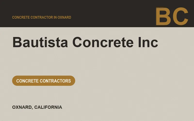 Bautista Concrete Inc in Oxnard, California