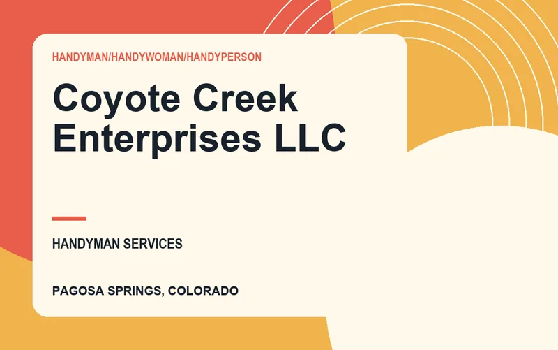 Coyote Creek Enterprises LLC in Pagosa Springs, Colorado
