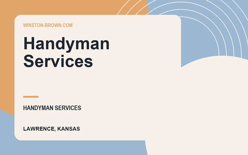 HANDYMAN SERVICES in Lawrence, Kansas