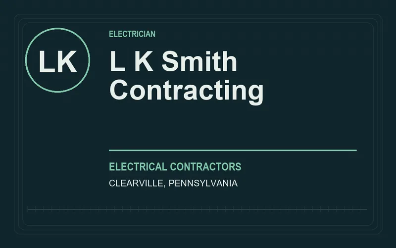 L K Smith Contracting in Clearville, Pennsylvania
