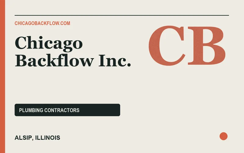 Chicago Backflow Inc. in Alsip, Illinois