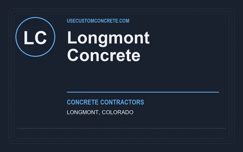 Longmont Concrete in Longmont, Colorado