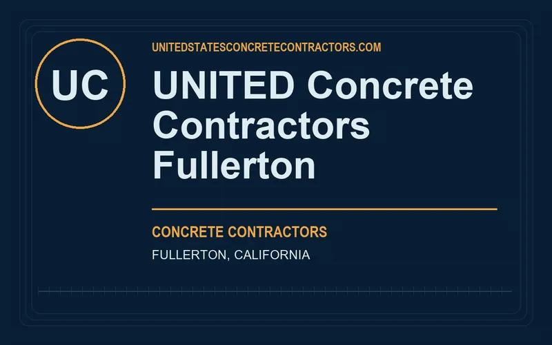 UNITED Concrete Contractors Fullerton in Fullerton, California