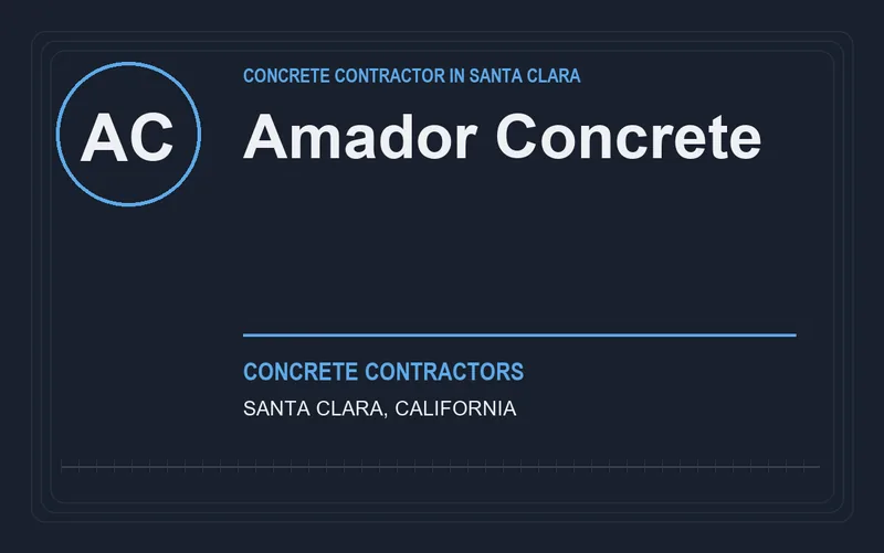 Amador Concrete in Santa Clara, California