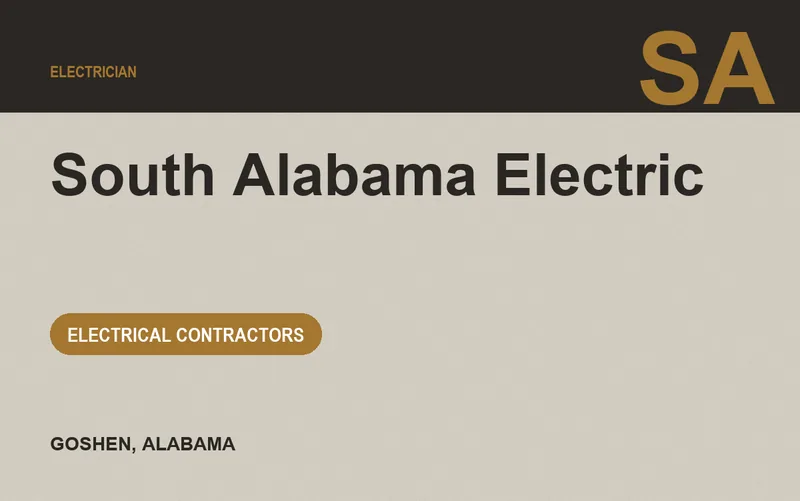 South Alabama Electric in Goshen, Alabama