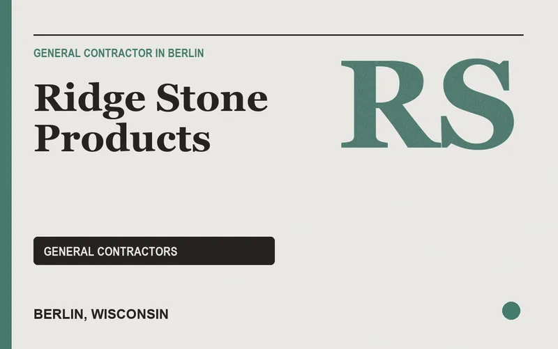 Ridge Stone Products in Berlin, Wisconsin