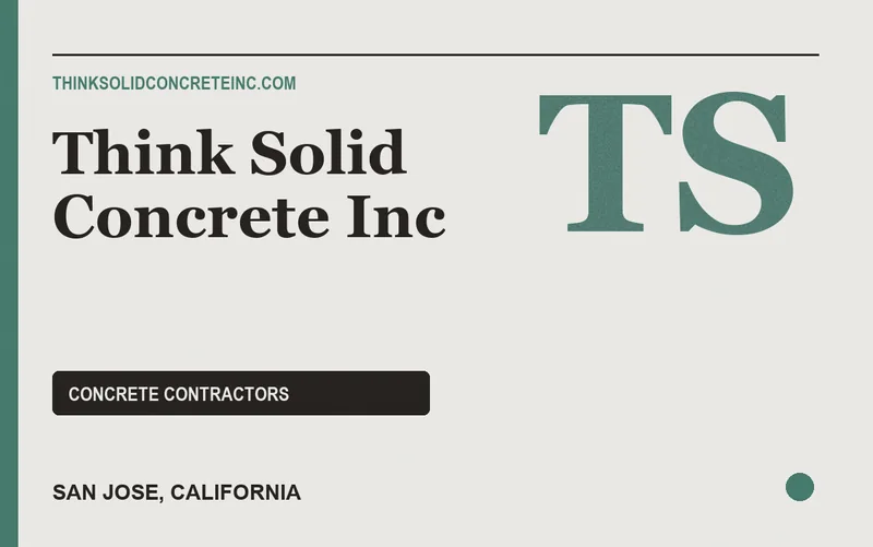 Think Solid Concrete Inc in San Jose, California