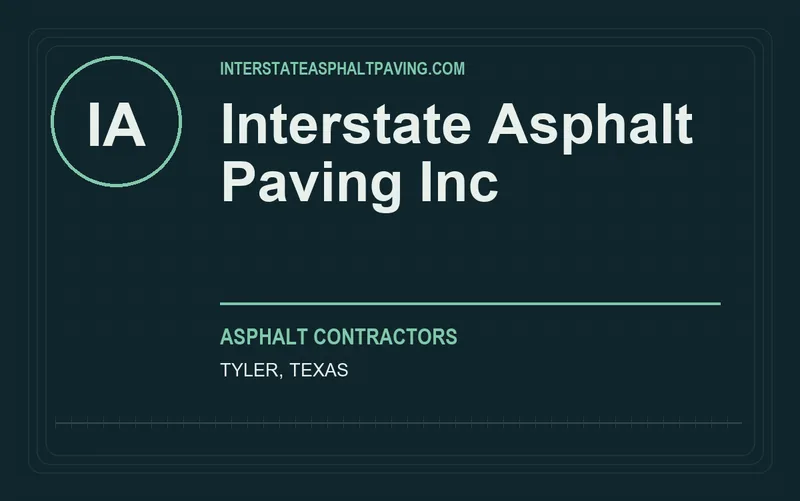 Interstate Asphalt Paving Inc in Tyler, Texas