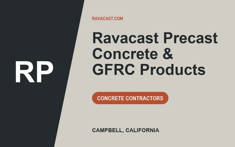 Ravacast Precast Concrete & GFRC Products in Campbell, California