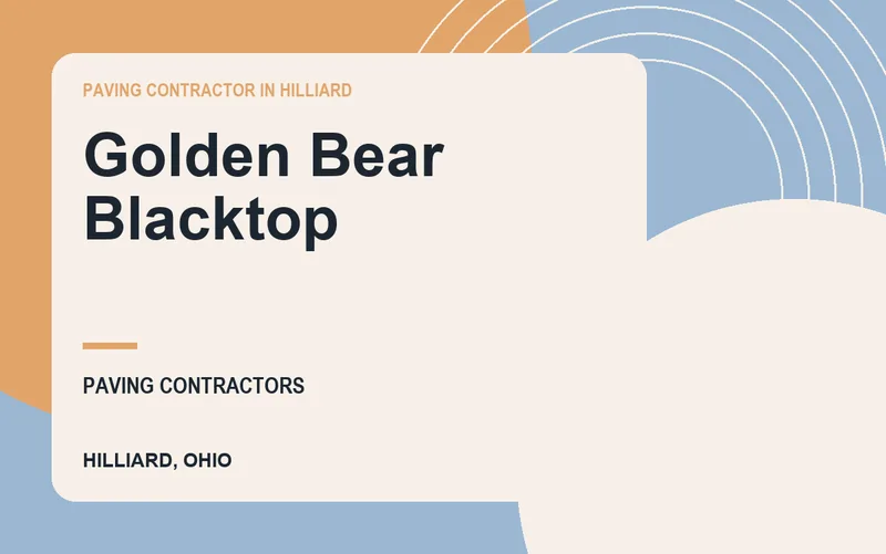 Golden Bear Blacktop in Hilliard, Ohio