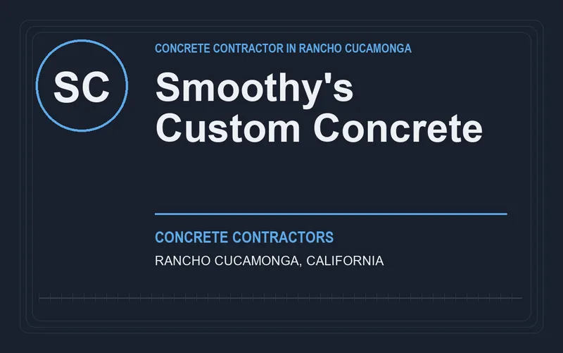 Smoothy's Custom Concrete in Rancho Cucamonga, California