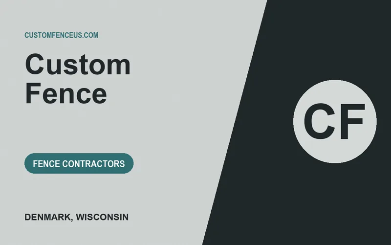 Custom Fence in Denmark, Wisconsin