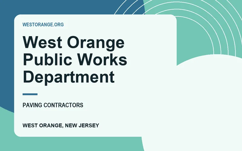 West Orange Public Works Department in West Orange, New Jersey
