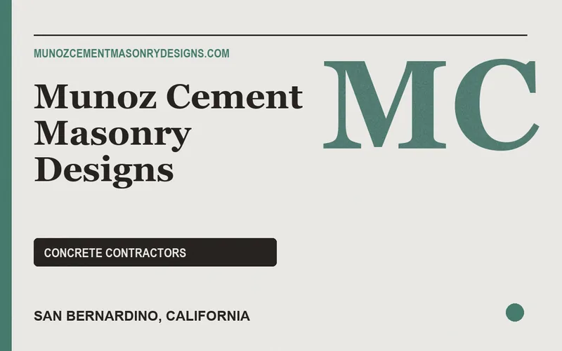 Munoz Cement Masonry Designs in San Bernardino, California