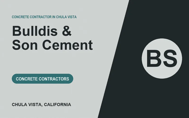 Bulldis & Son Cement in Chula Vista, California