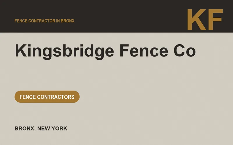Kingsbridge Fence Co in Bronx, New York