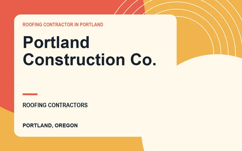 Portland Construction Co. in Portland, Oregon