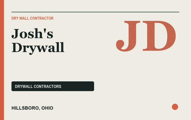 Josh's Drywall in Hillsboro, Ohio