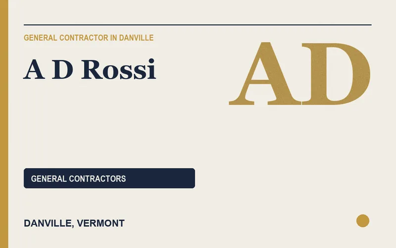 A D Rossi in Danville, Vermont