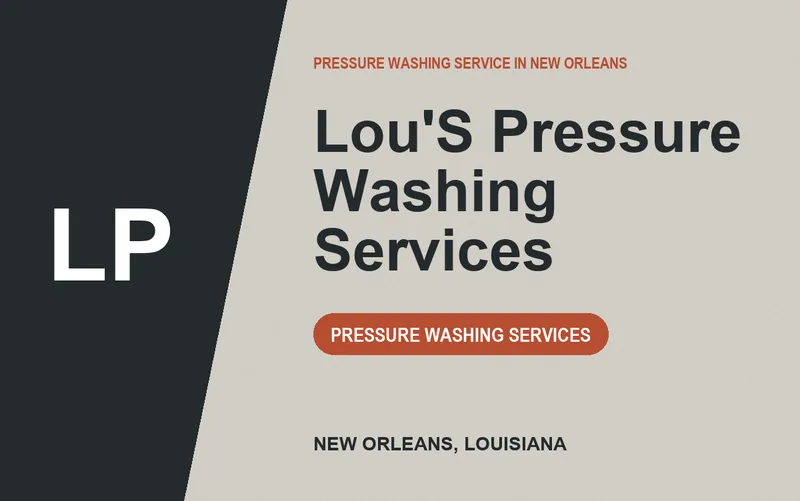 lou's pressure washing services in New Orleans, Louisiana