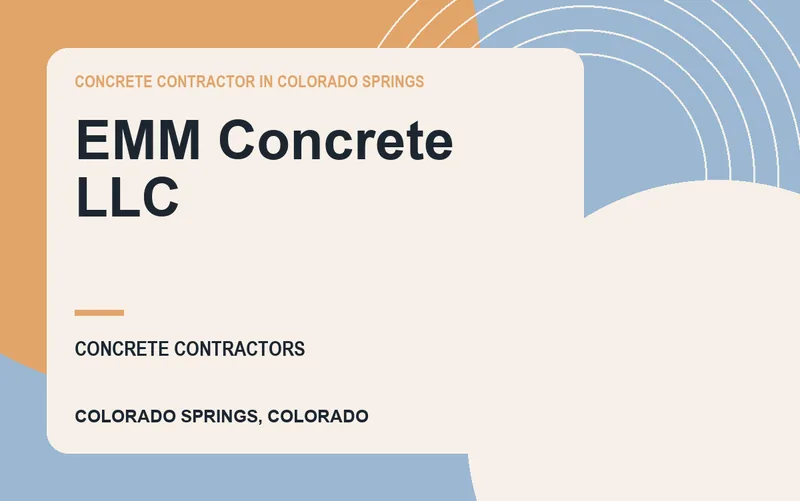 EMM Concrete LLC in Colorado Springs, Colorado