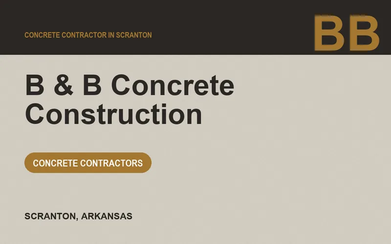 B & B Concrete Construction in Scranton, Arkansas