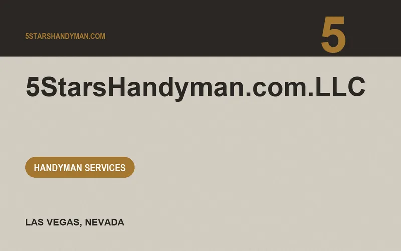 5StarsHandyman.com.LLC in Las Vegas, Nevada