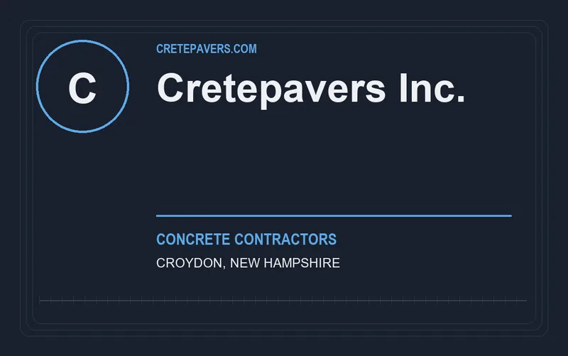Cretepavers Inc. in Croydon, New Hampshire