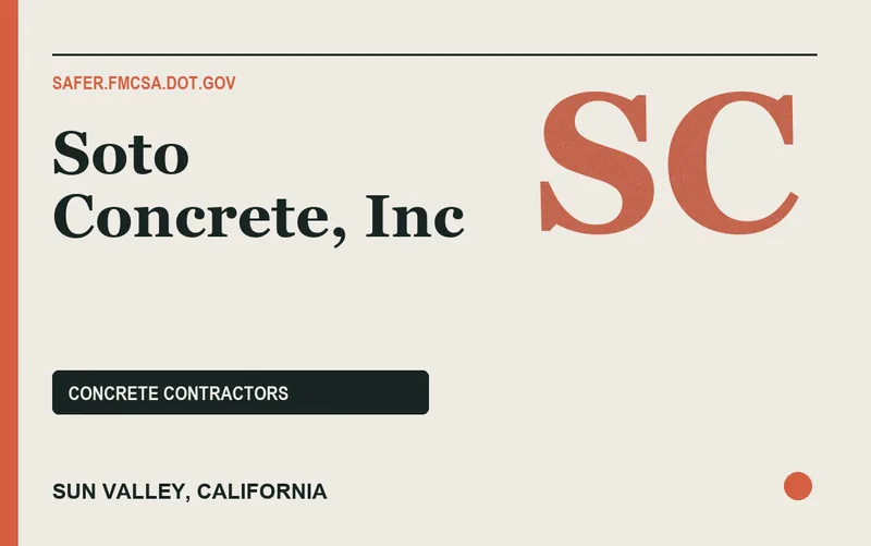 Soto Concrete, Inc in Sun Valley, California