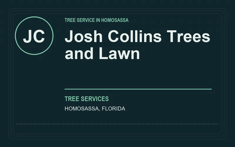 Josh Collins Trees and Lawn in Homosassa, Florida
