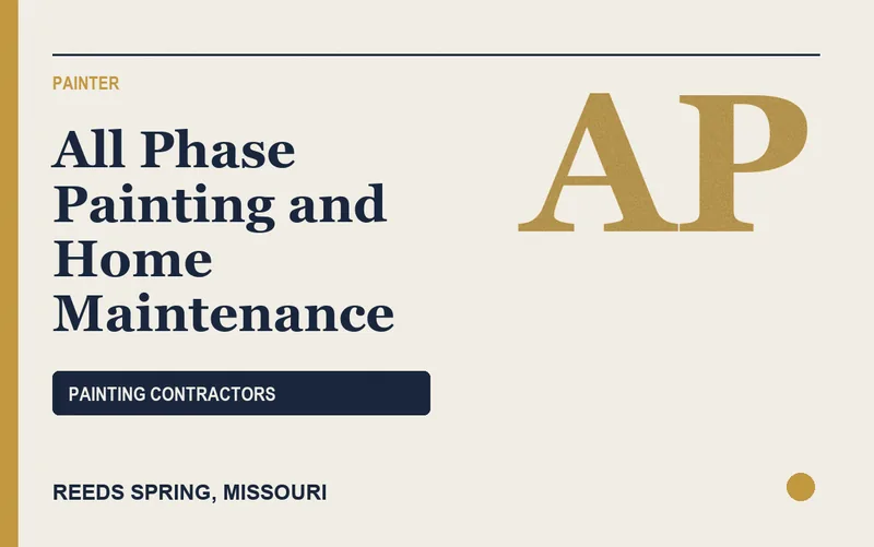 All Phase Painting and Home Maintenance in Reeds Spring, Missouri