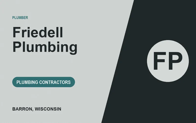 Friedell Plumbing in Barron, Wisconsin