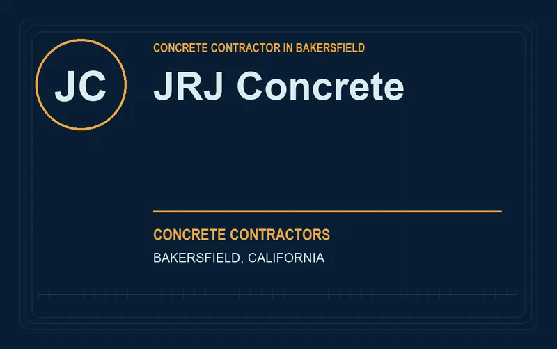 JRJ Concrete in Bakersfield, California