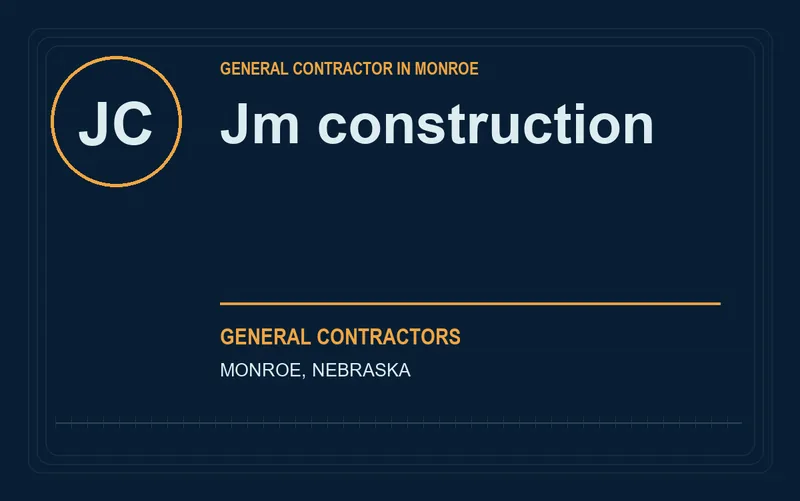 Jm construction in Monroe, Nebraska