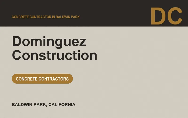 Dominguez Construction in Baldwin Park, California