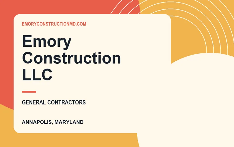 Emory Construction LLC in Annapolis, Maryland