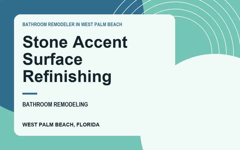 Stone Accent Surface Refinishing in West Palm Beach, Florida