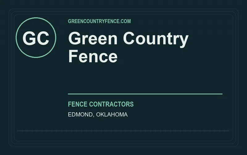 Green Country Fence in Edmond, Oklahoma