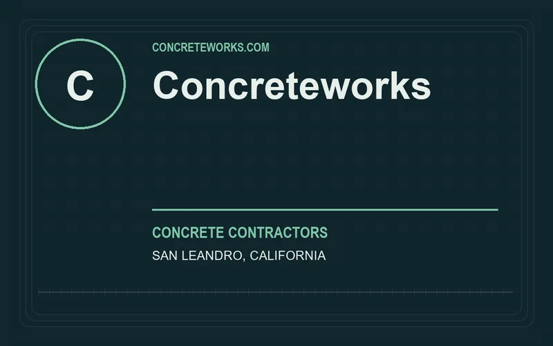 Concreteworks in San Leandro, California