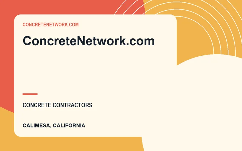 ConcreteNetwork.com in Calimesa, California