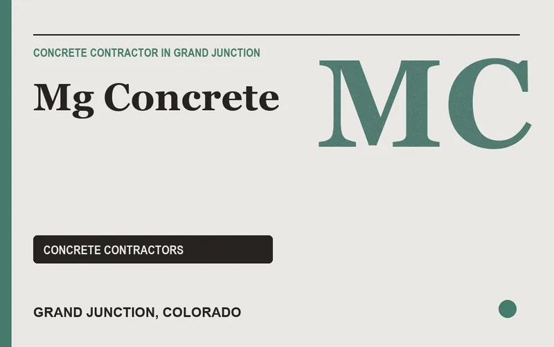 Mg Concrete in Grand Junction, Colorado