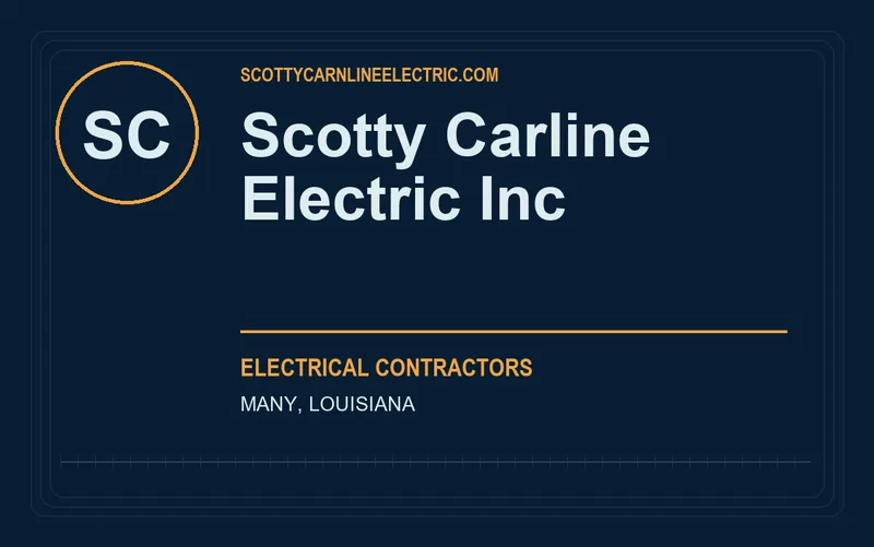Scotty Carline Electric Inc in Many, Louisiana
