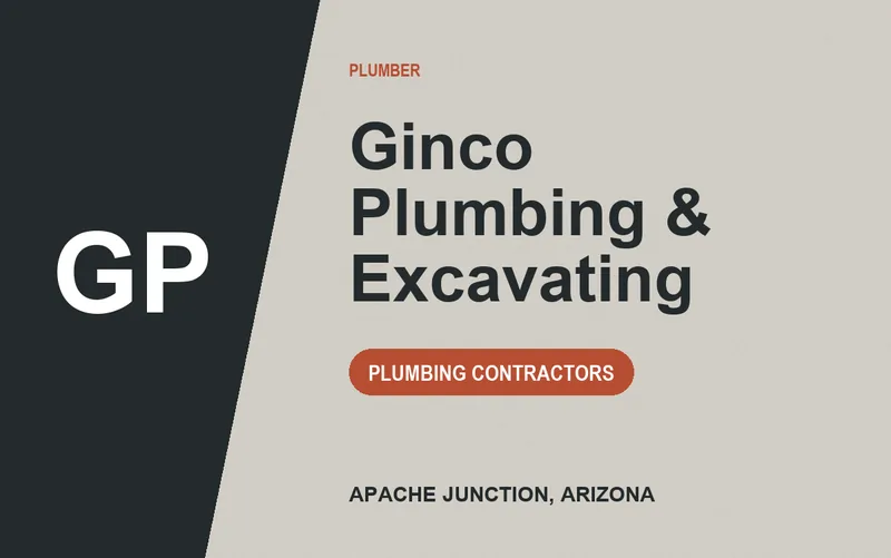 Ginco Plumbing & Excavating in Apache Junction, Arizona