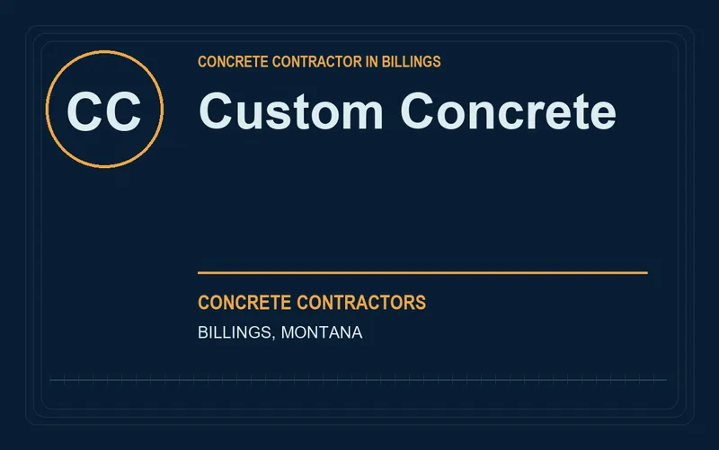 Custom Concrete in Billings, Montana